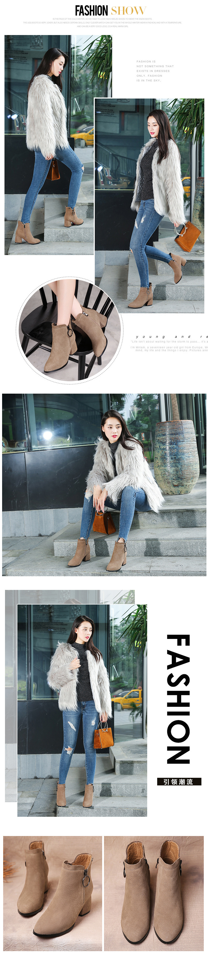 Bottes femme MINGFANG en En cuir - Ref 3355118 Image 14