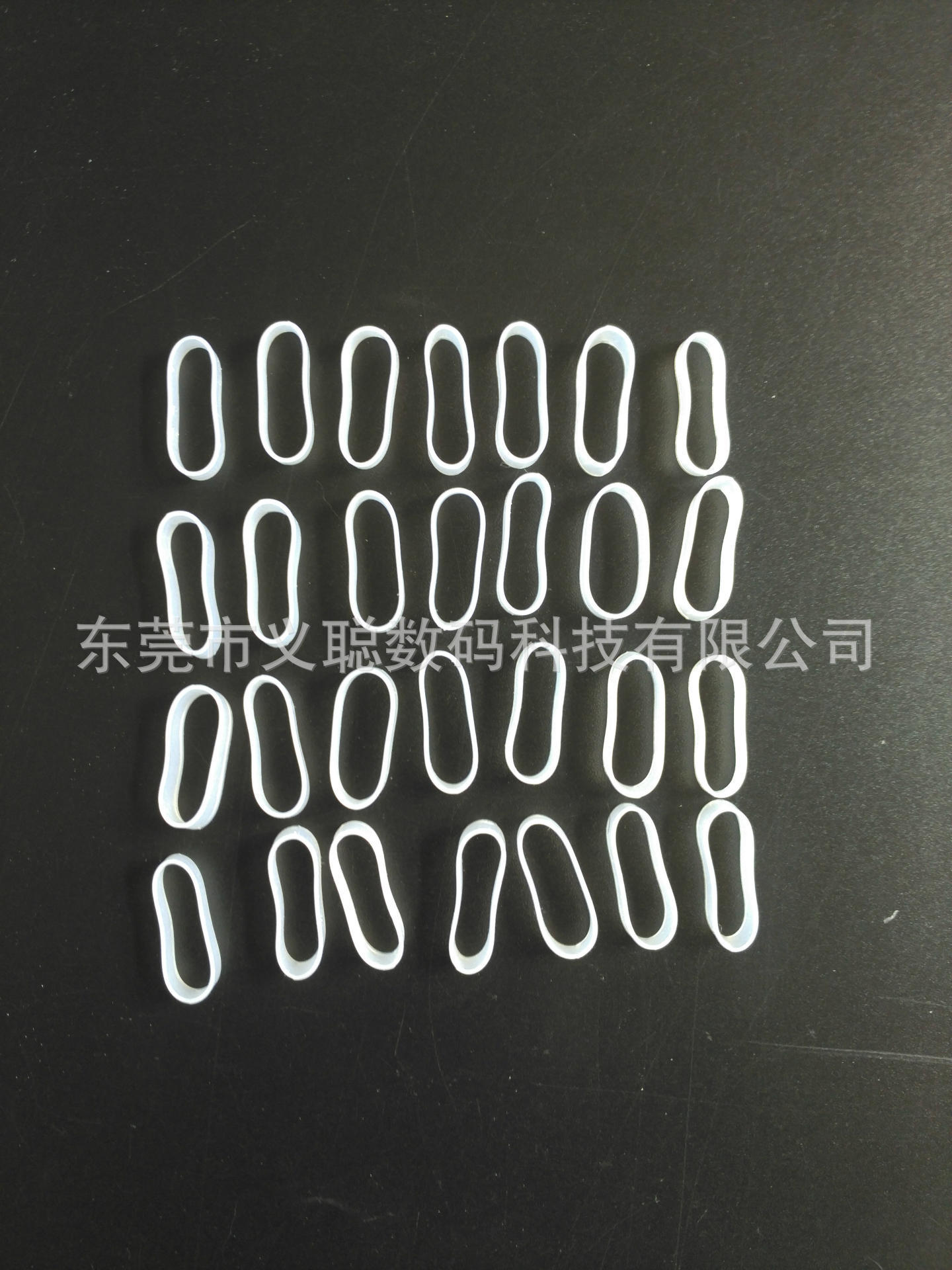 批发透明硅胶圈外径15MM*宽5MM 扎捆绑束线圈 按要求可以做