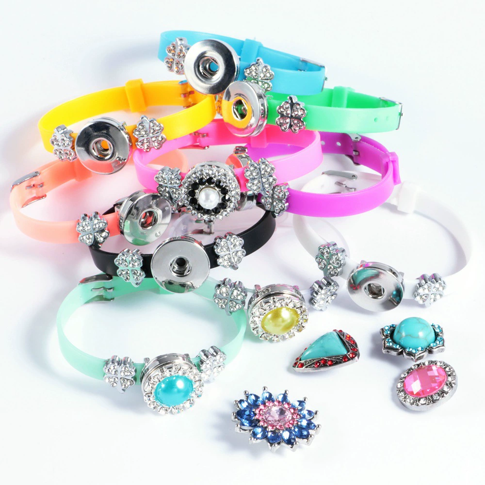 EBAY WISH AliExpressing Factory NOOSA Nasha кнопка Snap Button Diy смола ремешок браслет
