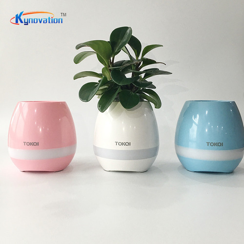 Tuoqi k3 smart music flowerpot creative gift piano music flowerpot bluetooth speaker manufacturer