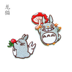 New Embroidered Cartoon Tamagotchi Fabric Patch Wholesale Children's Clothing Accessory Bag Hat Decorative Fabric Patch