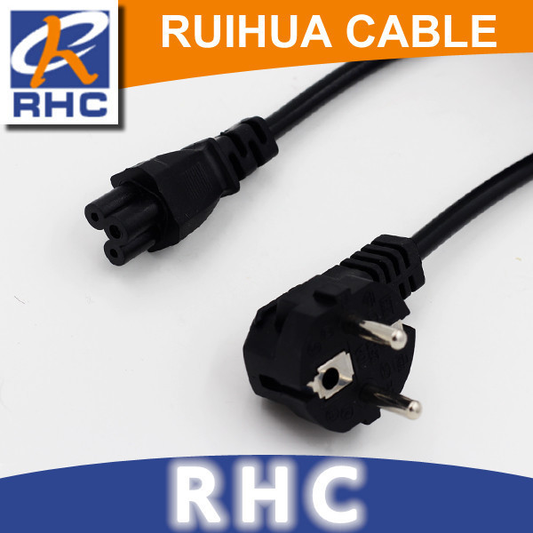 Factory direct supply plum tail power cord adapter computer laptop power cord