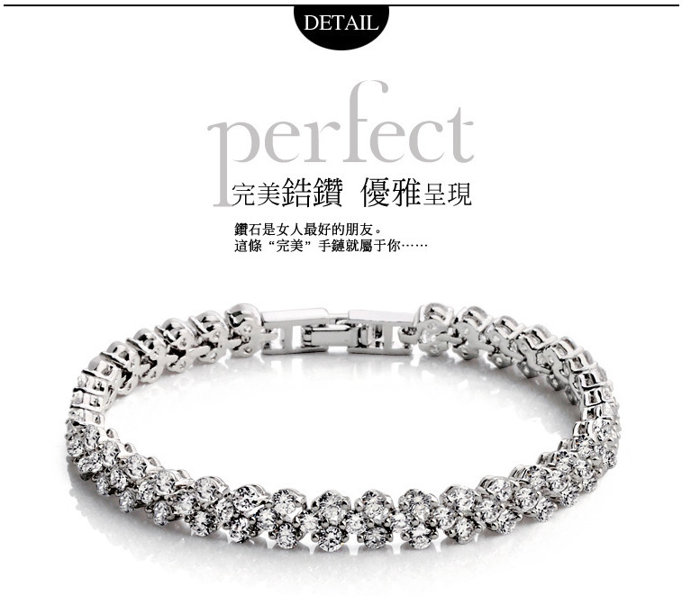 Bracelet femme zircon cristal - Ref 3425679 Image 9