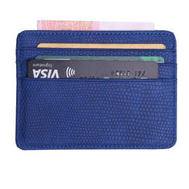 新款蜥蜴纹银行卡套PU皮商务卡包热销卡夹多功能功能银行卡包