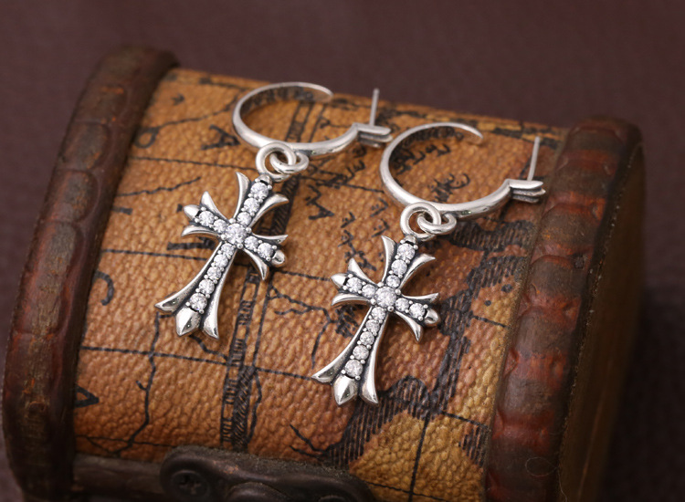 Cross Stud Earrings