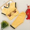 New Hot Special Offer Baby costume children Short sleeved Kungfu Online suit Boy A summer Ethnic style Chinese style clothing