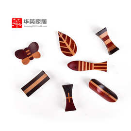 拼木红木原木筷子架 鱼筷架筷托筷枕毛笔架 日式和风架 创意餐具