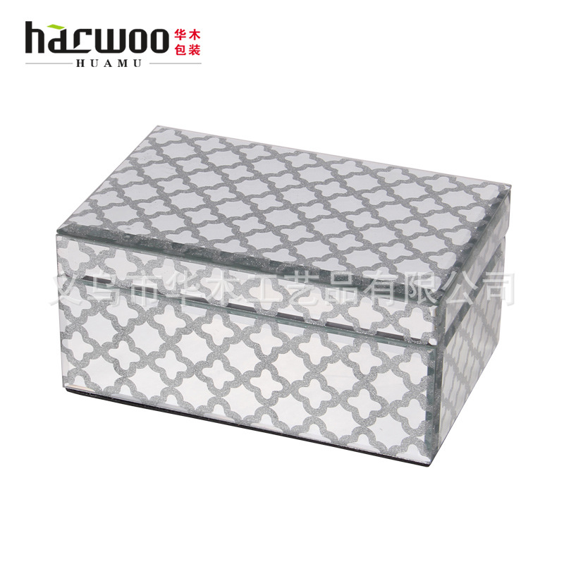 定做香水盒单支装高档镜子面香水盒旅行便携式香水包装盒批发