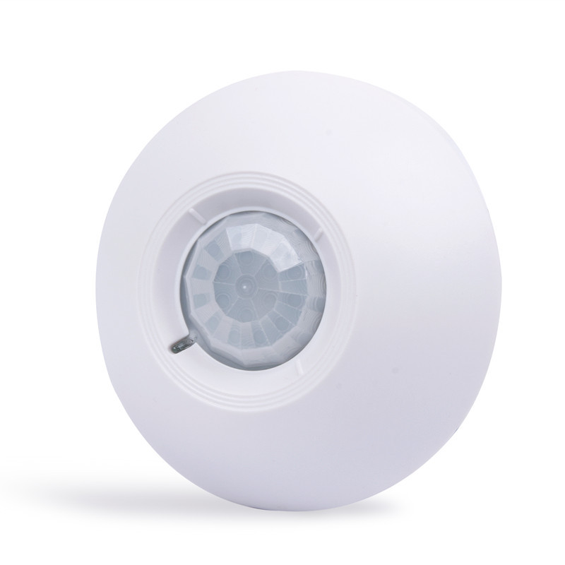 吸顶红外探测器有线联网开光量常开常闭360度红外线报警探头