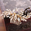 Hairgrip handmade from pearl suitable for photo sessions for bride, hair accessory, headband, European style