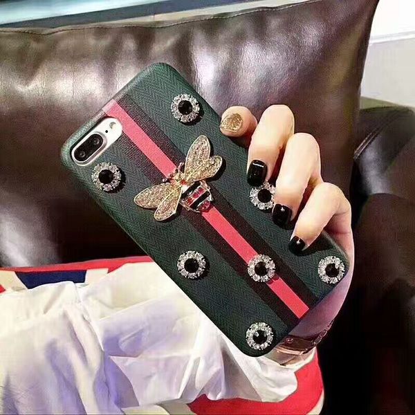 Buluozhongtiao bee flash drill mobile phone case iPhone protector