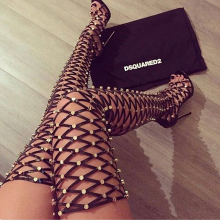 Bottes femme en PU artificiel - Ref 3355095 Image 1