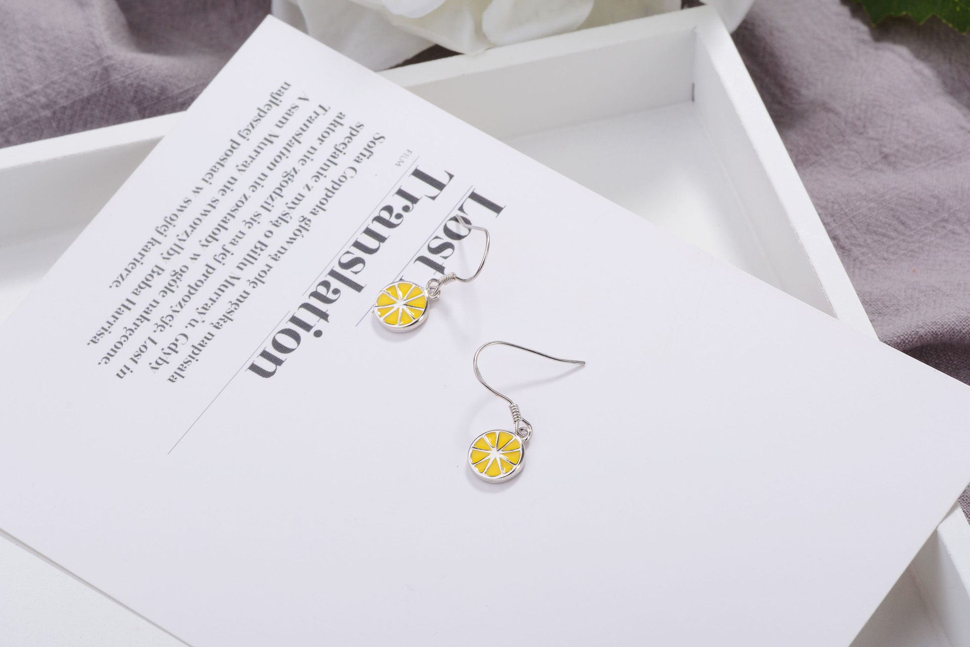 Lemon Earrings