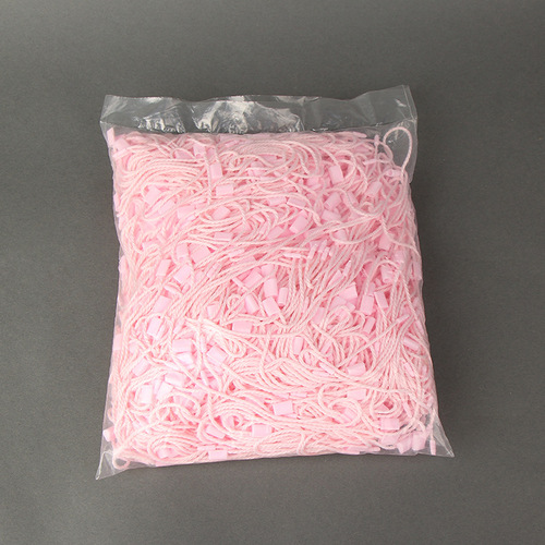 Multi-color bullet hanging beads, cylindrical hanging tag hanging rope, polyester thread, wax thread, clothing universal tag thick rope wholesale