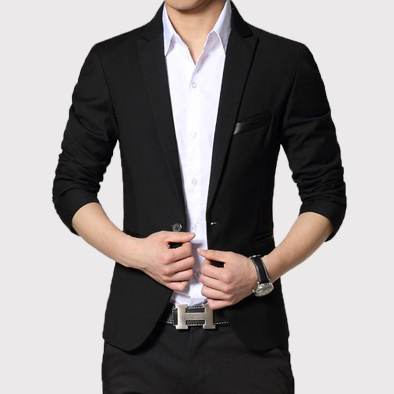 Hombres de primavera y verano nuevos hombres de traje casual de los hombres de negocios delgada chaqueta al por mayor estilo coreano pequeño traje