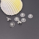 吸盘树脂耳堵塑料 耳钉塞耳堵胶堵胶质塞 塑料耳钉塞耳堵胶堵胶