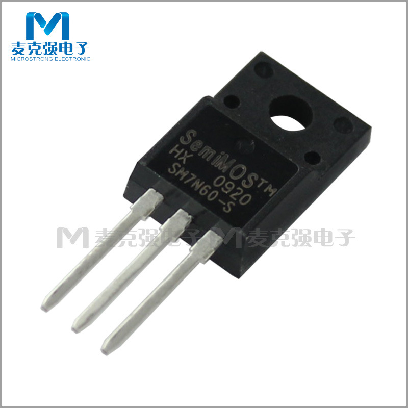 SemiMOS原装直插场效应管MOS管SM7N60-S TO-220F 7N60正品全新