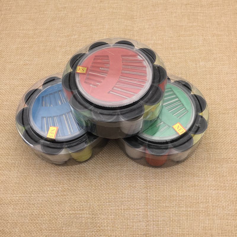 厂家直销 多色 精美针线盒 2元店大量批发零售