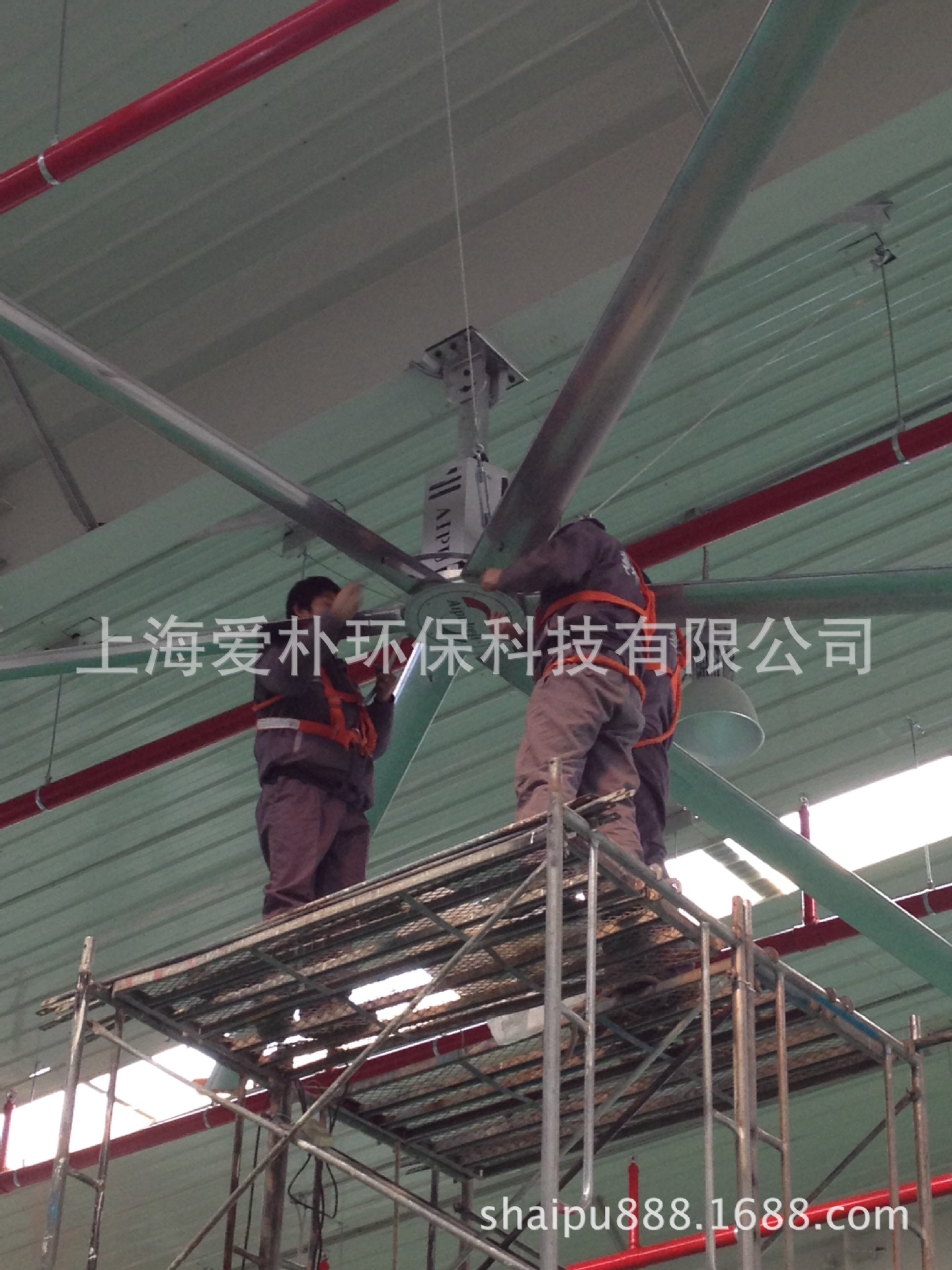 工廠大型降溫吊扇 生 產車間散熱吊扇 8.6米6葉室內工業吊扇
