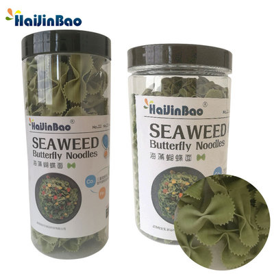 Hai Jin Bao Taste Large Seaweed butterfly Vegetables, noodles 200g/ baby Complementary food Nutrition Vegetables Hangmian