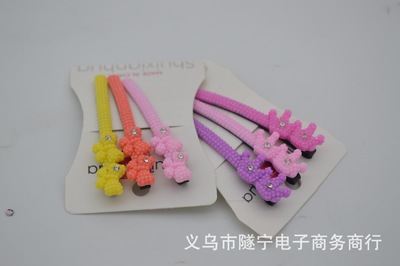 [三个装BB夹 小孩发饰发夹 2元店热卖 义乌1元2元饰品批发]