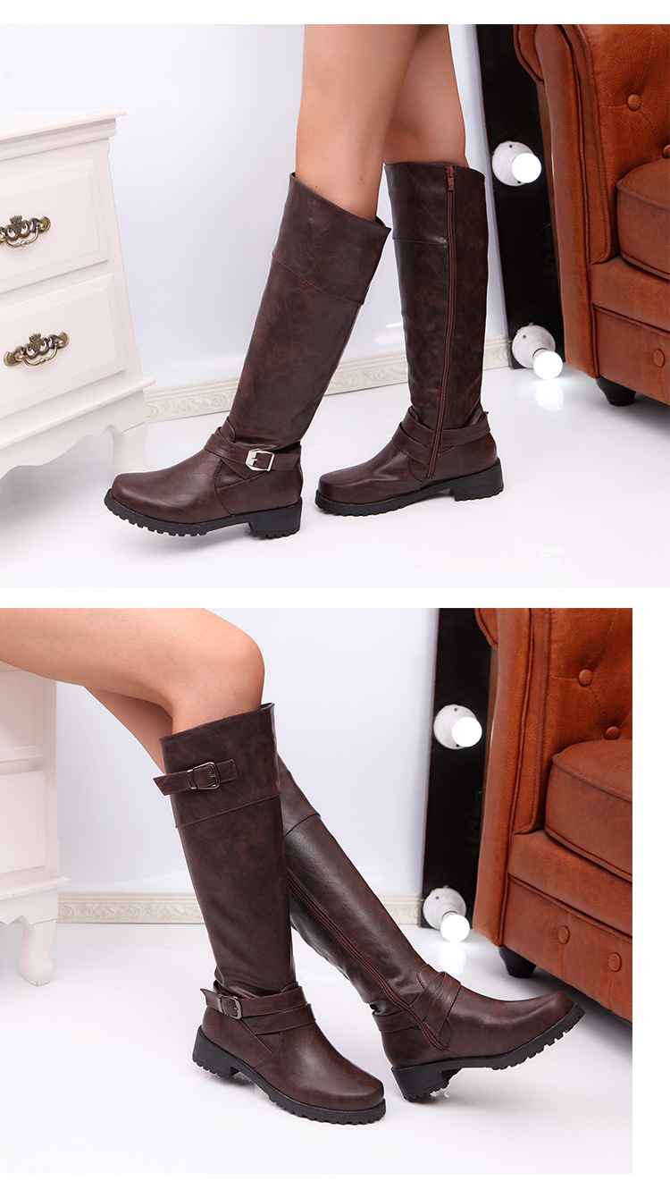 Bottes femme en PU artificiel - Ref 3355428 Image 63
