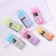 发饰新款时尚卡通盒装黑色一字夹发饰儿童发夹 盘发钢丝夹