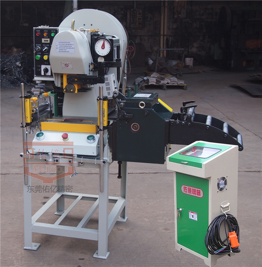 直销桌上台式小型冲床配自动伺服NC送料机 小冲床送料机厂家价格