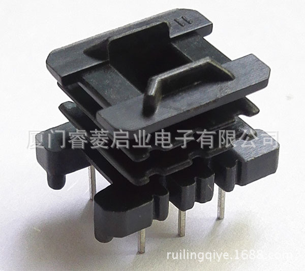 EF16 立式 3+3 3槽 针距3.75 排距7.5 高12.4 方针0.45变压器骨架