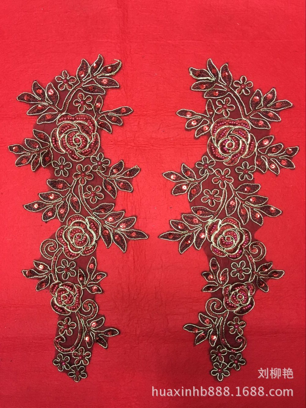 股绳刺绣朵花电脑刺绣花边绳绣花边服装辅料厂家直销批发宽花边