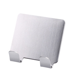 強力防水拉絲黏膠掛鈎 304金屬不鏽鋼掛鈎 浴室牆壁門後掛鈎