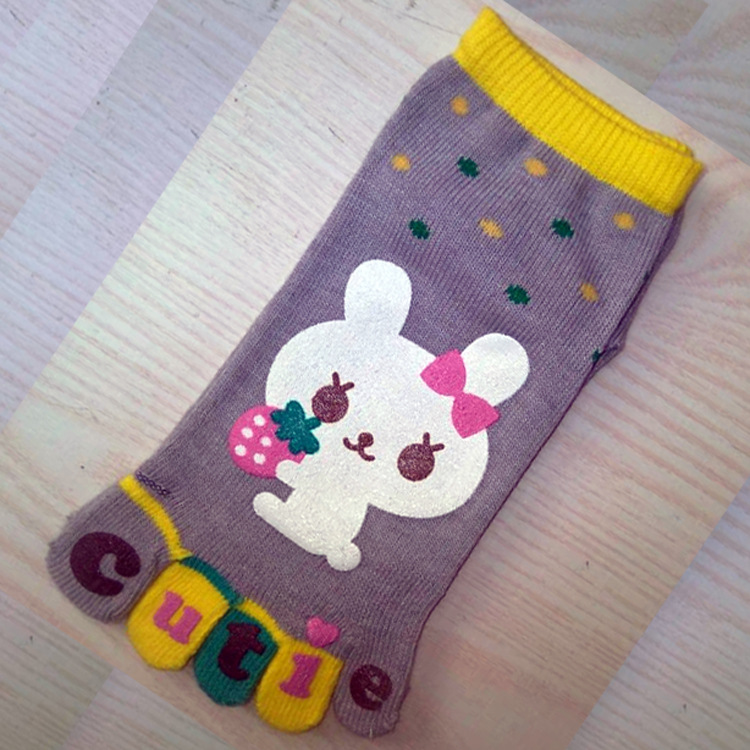 童五指袜棉 韩版个性儿童袜子卡通小孩宝宝短