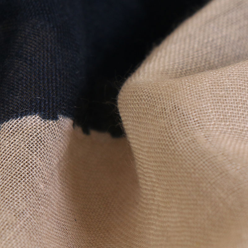 #5藏青边 (1) 加密巴厘纱包头长巾