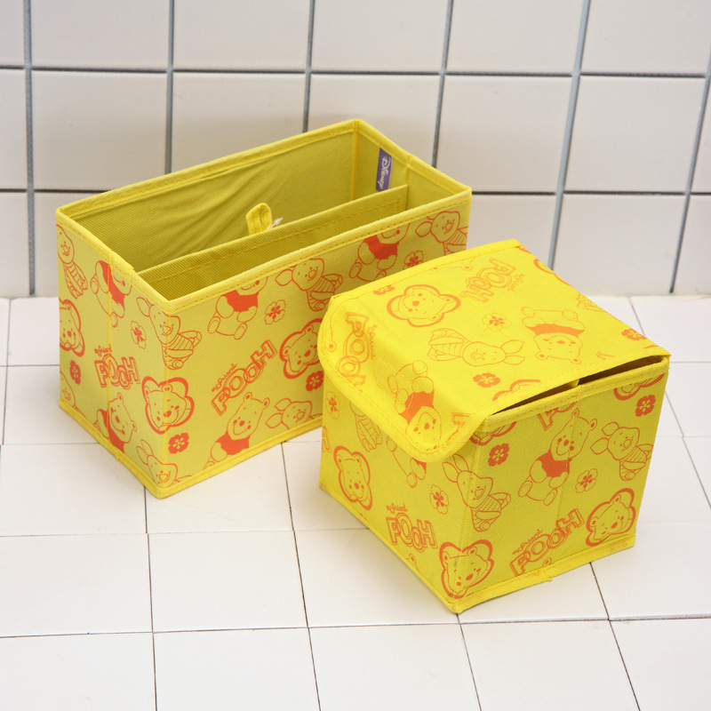 Special offer cartoon non-woven fabric square storage box storage box finishing collection box storage gifts B0013