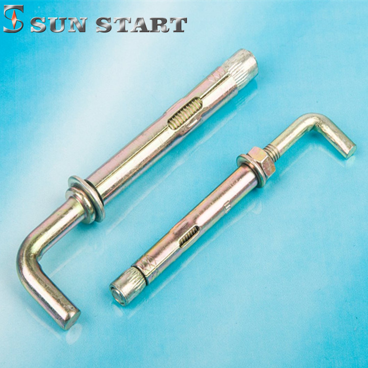 L型膨胀螺丝膨胀螺栓 铁膨胀 7字膨胀 直角钩膨胀 热水器膨胀