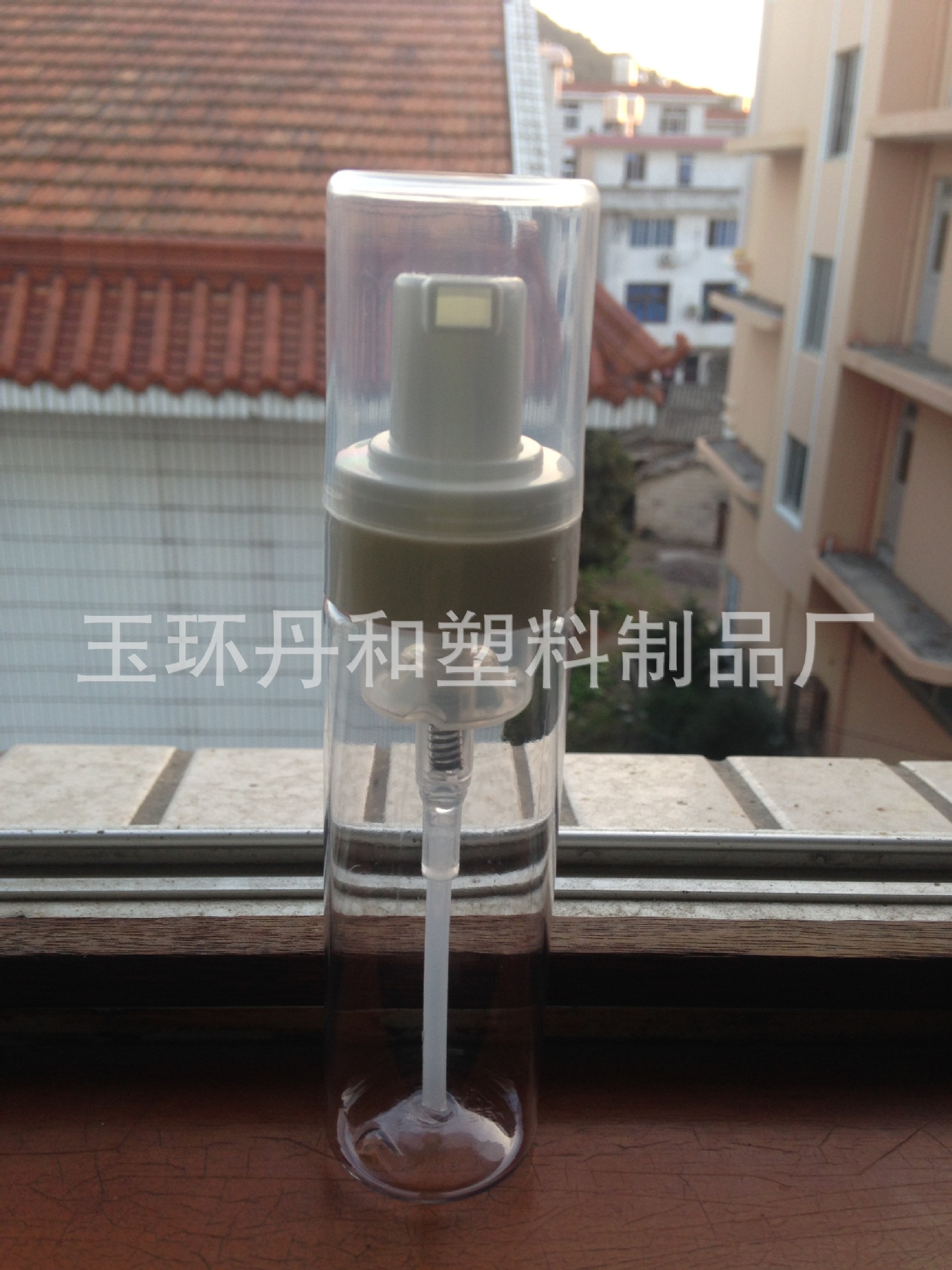 厂家供50ml pet方形嘴30mm口径透明瓶洁面慕斯起泡瓶免洗手凝胶瓶