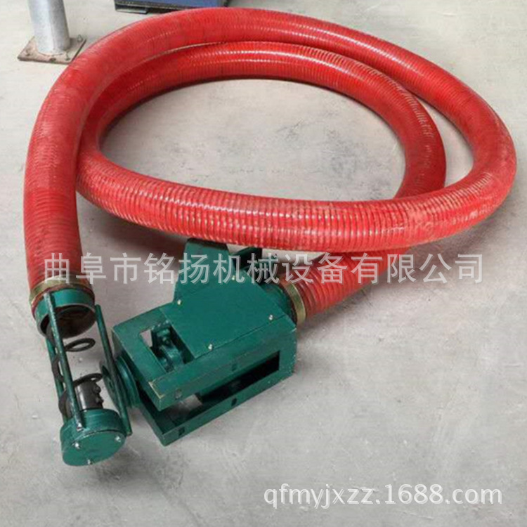 超强耐磨加厚牛筋管饲料软管式上料吸粮机车挂式便携式多功能吸粮机