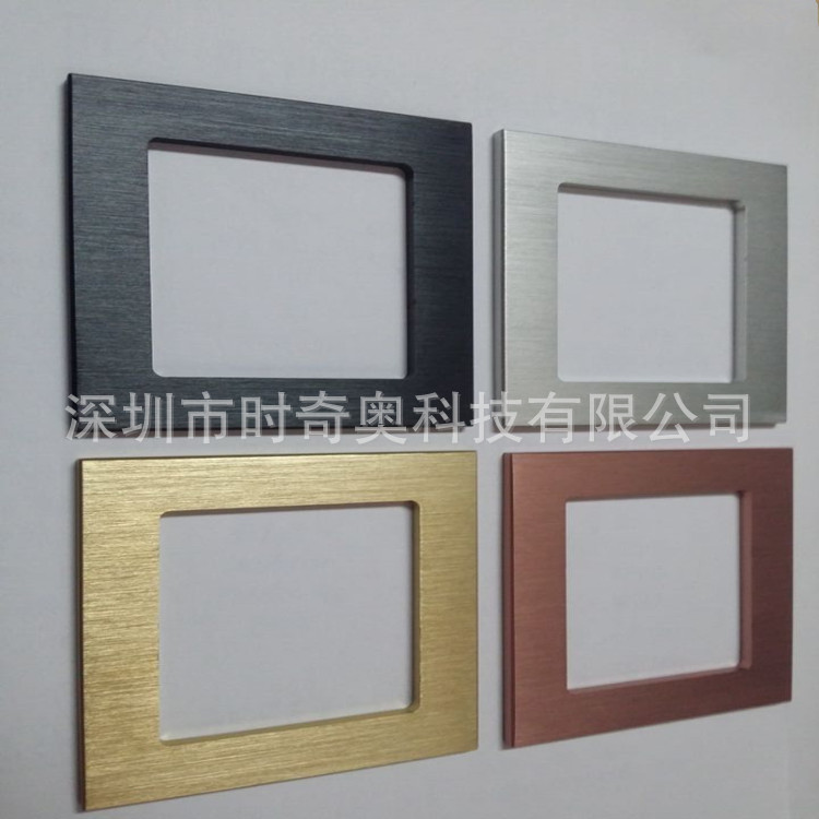 供应 86型 铝合金开关面板  铝片 铝面板