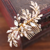 Hairgrip handmade from pearl suitable for photo sessions for bride, hair accessory, headband, European style