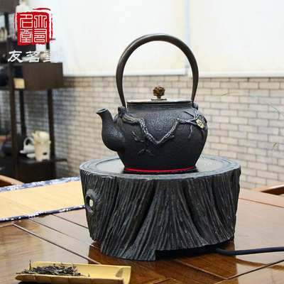 友茗堂电陶炉茶具 乌金石茶炉 小型烧水煮茶泡茶炉迷你电磁炉茶炉|ms