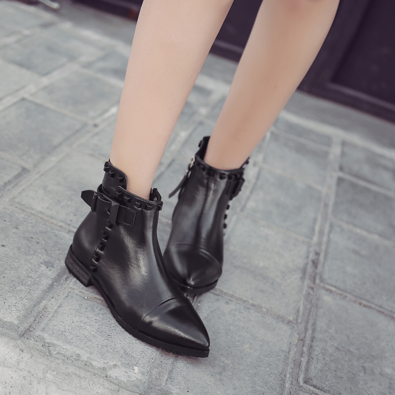 Bottes femme en PU artificiel - Ref 3355390 Image 3