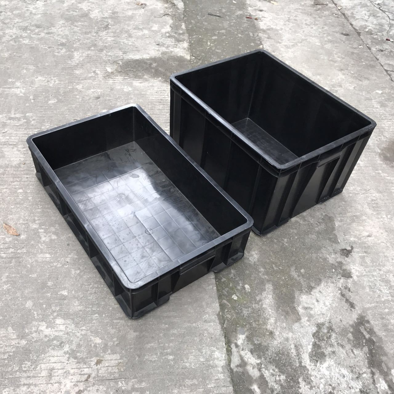 防静电周转箱黑色电子元件盒工厂生产批发导电箱