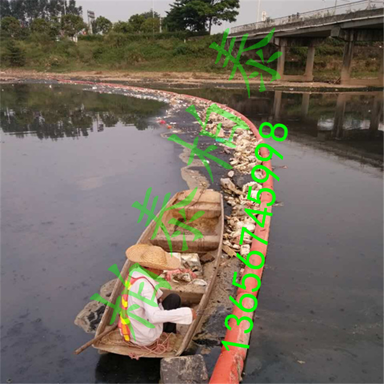 有效拦截水上漂浮垃圾 柏泰塑料拦污浮筒