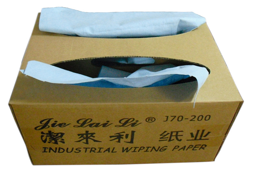 直销洁来利70-200 强力吸油擦拭无尘纸工业擦拭纸 吸水工业用纸|ru