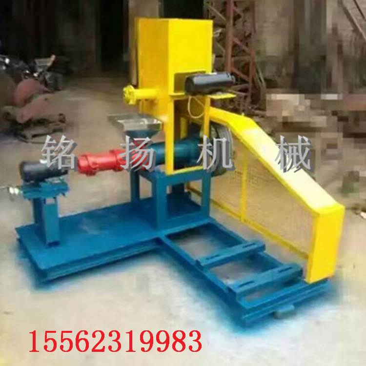 热销宠物饲料膨化机 鱼饲料膨化机 狗粮膨化颗粒设备