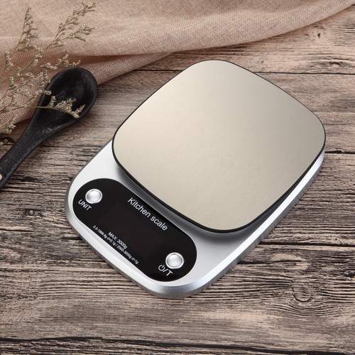 Stainless steel weighing pan kitchen scale electronic tea baking portable food small household countertop traditional Chinese medicine electronic scale