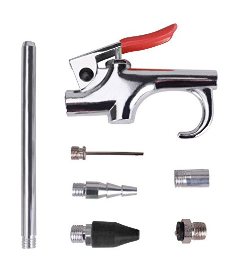 供应美式锌合金吹尘枪7件套