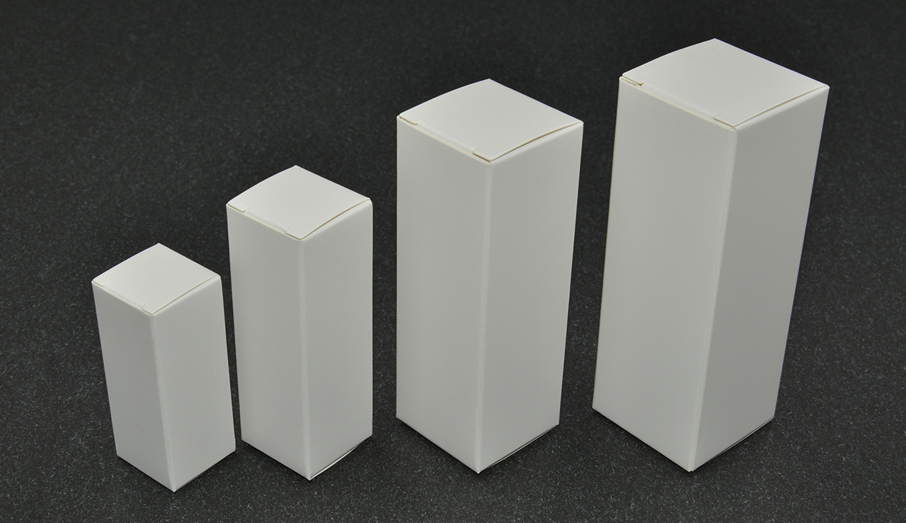 小白盒现货长方形空白色普通单插包装卡纸材质盒子 厂家批发定做