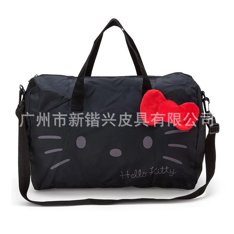 ロティ布丁犬K・T猫漫画折り畳み旅行バッグ手提げ荷物袋斜めがけバッグキャリーケース