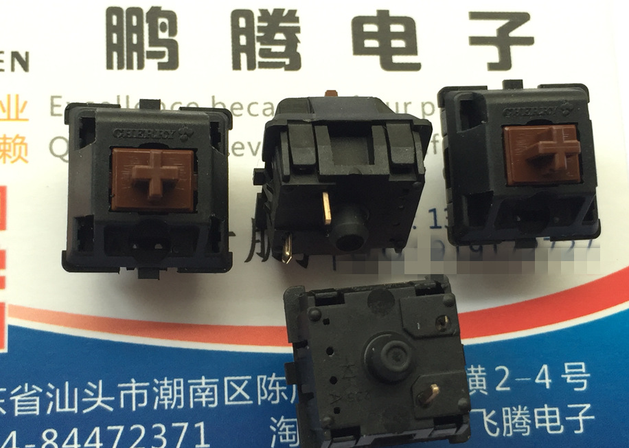 原装德国樱桃 MX轴 键盘开关 键盘轴 茶轴 3脚轻触 机械键盘